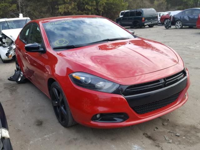 1C3CDFBBXGD563423 - 2016 DODGE DART SXT RED photo 1