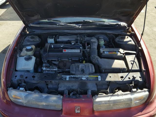 1G8ZJ5273TZ339888 - 1996 SATURN SL2 RED photo 7