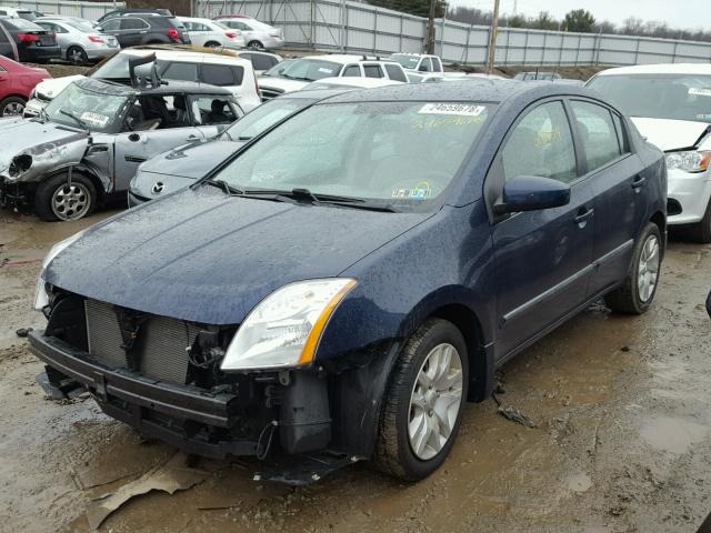 3N1AB6AP0BL630848 - 2011 NISSAN SENTRA 2.0 BLUE photo 2