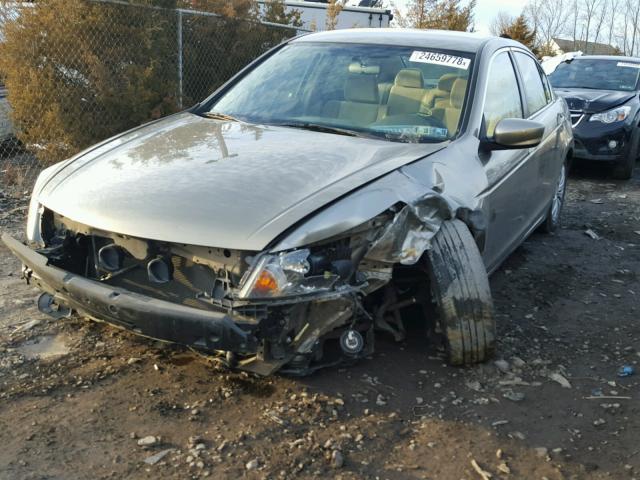 1HGCP26319A128309 - 2009 HONDA ACCORD LX BEIGE photo 2