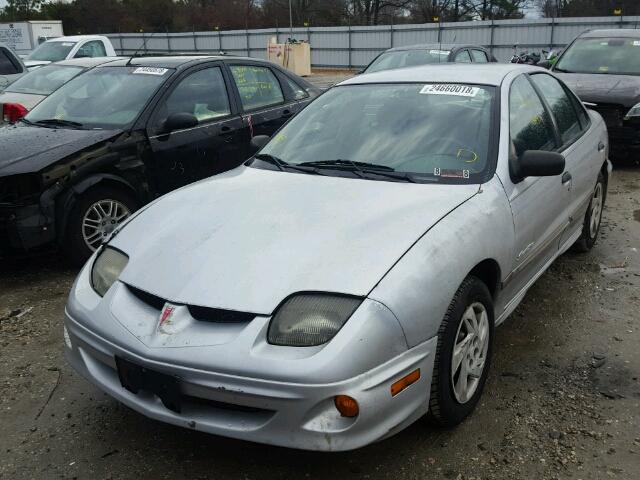 1G2JB524027393038 - 2002 PONTIAC SUNFIRE SE SILVER photo 2