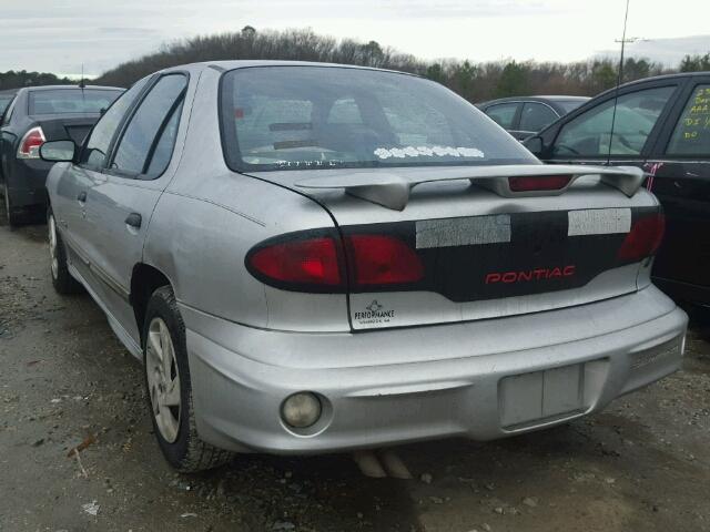 1G2JB524027393038 - 2002 PONTIAC SUNFIRE SE SILVER photo 3