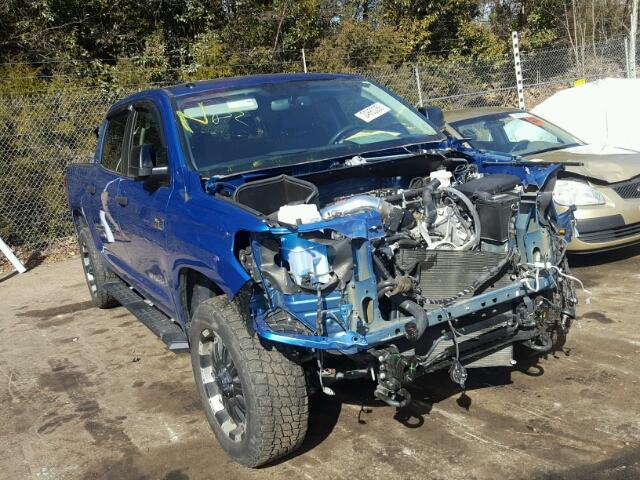 5TFDW5F15GX522444 - 2016 TOYOTA TUNDRA CRE BLUE photo 1