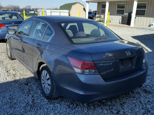 JHMCP26329C002722 - 2009 HONDA ACCORD LX GRAY photo 3