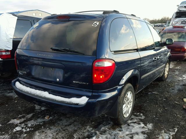 1D4GP45383B126705 - 2003 DODGE CARAVAN SP BLUE photo 4