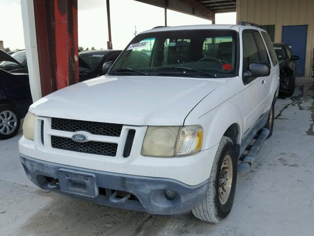 1FMYU60EX1UA97137 - 2001 FORD EXPLORER S WHITE photo 2