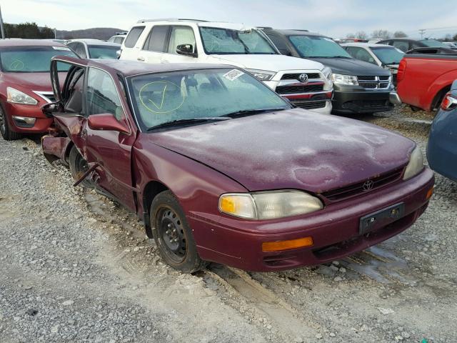 4T1BG12KXTU786696 - 1996 TOYOTA CAMRY DX RED photo 1