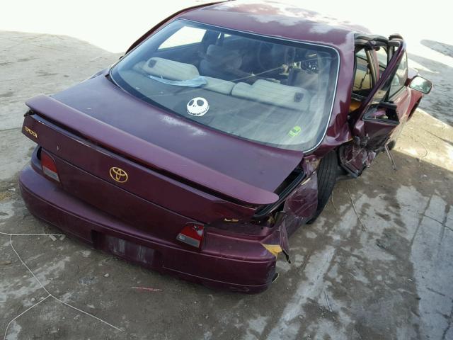 4T1BG12KXTU786696 - 1996 TOYOTA CAMRY DX RED photo 4