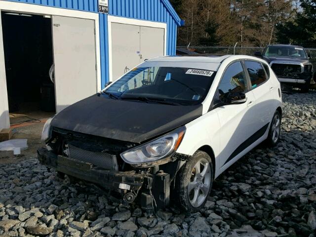 KMHCU5AE7DU093229 - 2013 HYUNDAI ACCENT GLS WHITE photo 2