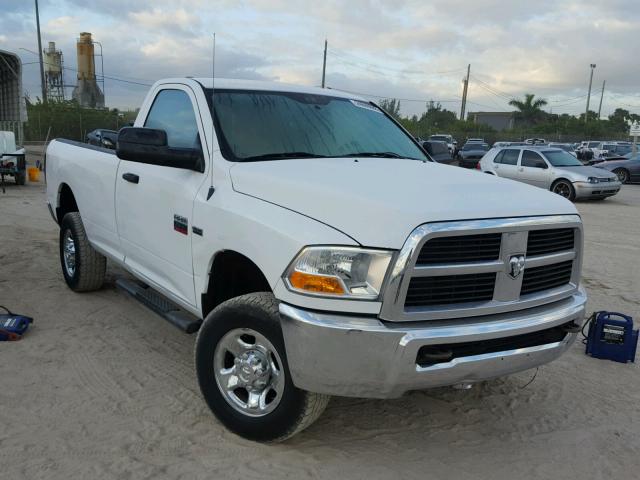 3D7LT2ET8BG628900 - 2011 DODGE RAM 2500 WHITE photo 1