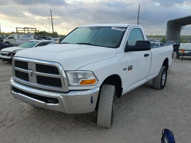 3D7LT2ET8BG628900 - 2011 DODGE RAM 2500 WHITE photo 2