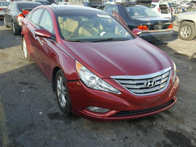 5NPEC4AC5DH698045 - 2013 HYUNDAI SONATA SE RED photo 1