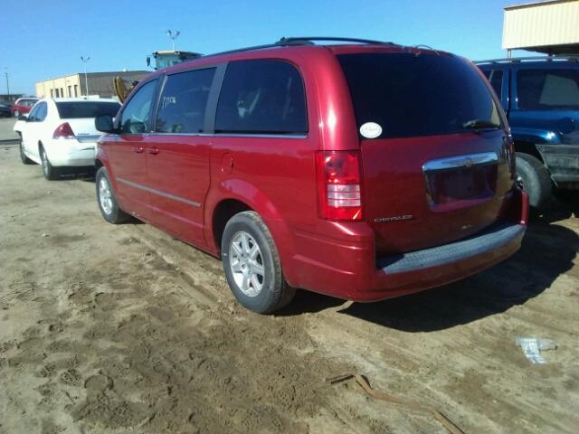 2A8HR54179R584899 - 2009 CHRYSLER TOWN & COU RED photo 3