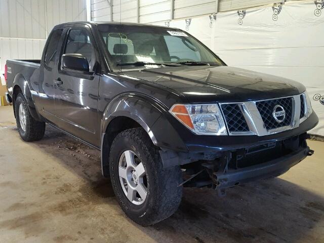 1N6AD06U15C436152 - 2005 NISSAN FRONTIER K BLACK photo 1