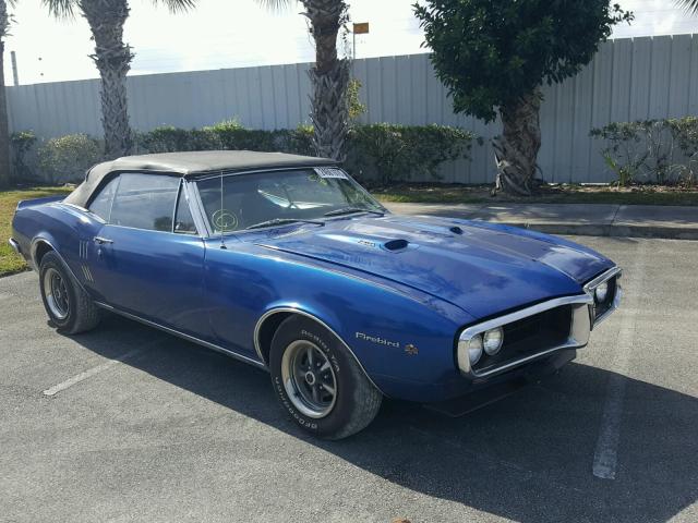 223677U608103 - 1967 PONTIAC FIREBIRD BLUE photo 1