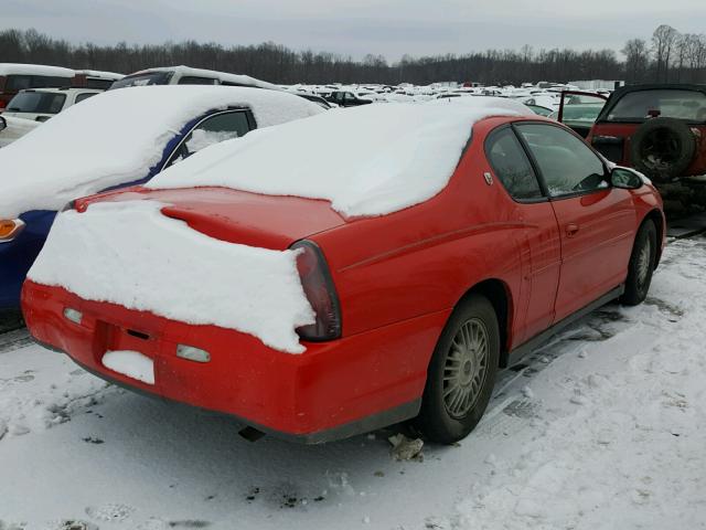 2G1WW12E4Y9379117 - 2000 CHEVROLET MONTE CARL RED photo 4