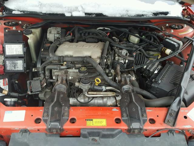 2G1WW12E4Y9379117 - 2000 CHEVROLET MONTE CARL RED photo 7