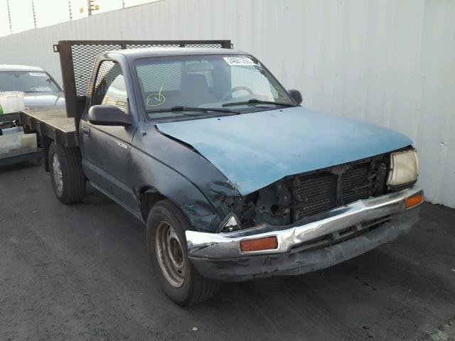 4TANL42N2WZ161592 - 1998 TOYOTA TACOMA BLUE photo 1