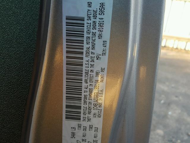 1C4BJWDG6GL189164 - 2016 JEEP WRANGLER U SILVER photo 10