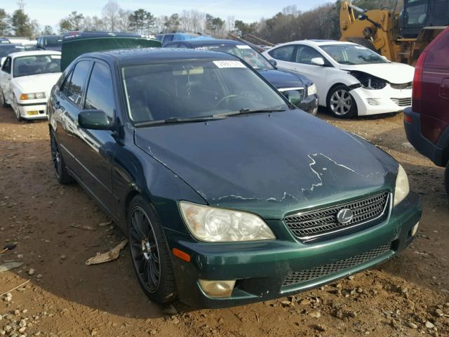 JTHBD182810019646 - 2001 LEXUS IS 300 GREEN photo 1