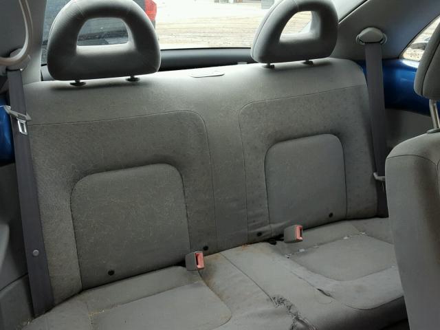 3VWBB21C21M458450 - 2001 VOLKSWAGEN NEW BEETLE BLUE photo 6