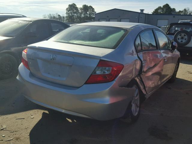 19XFB2F98CE050601 - 2012 HONDA CIVIC EXL SILVER photo 4