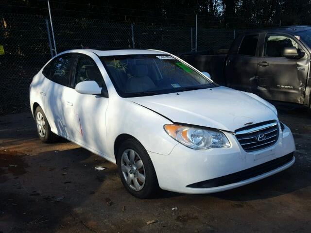 KMHDU46D18U349272 - 2008 HYUNDAI ELANTRA GL WHITE photo 1