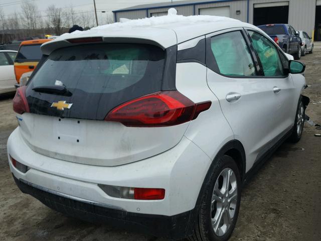 1G1FW6S09H4184327 - 2017 CHEVROLET BOLT EV LT WHITE photo 4