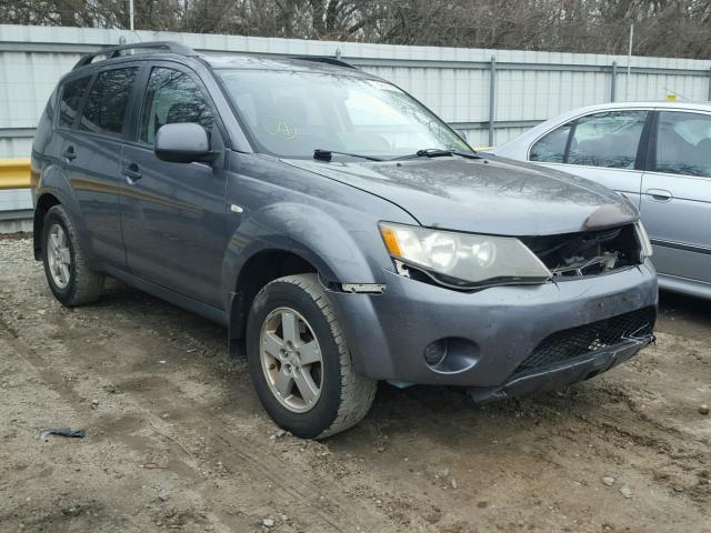 JA4MS31X07U009691 - 2007 MITSUBISHI OUTLANDER GRAY photo 1