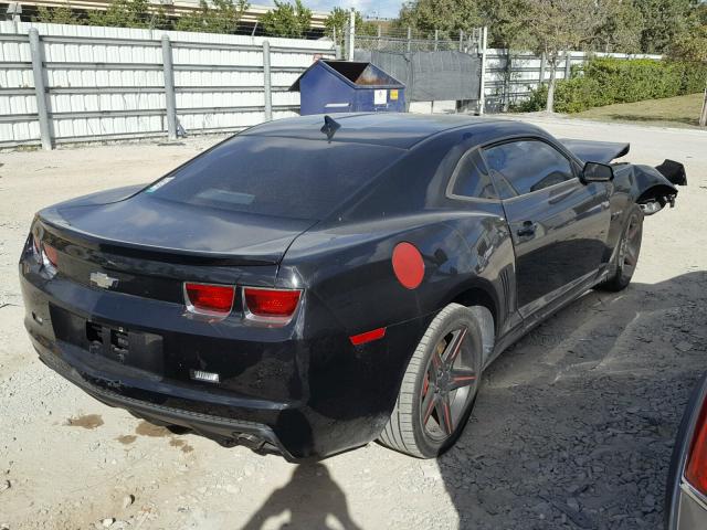 2G1FF1E31C9116649 - 2012 CHEVROLET CAMARO LT BLACK photo 4