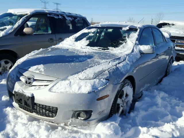 1YVHP80C465M19448 - 2006 MAZDA 6 I SILVER photo 2