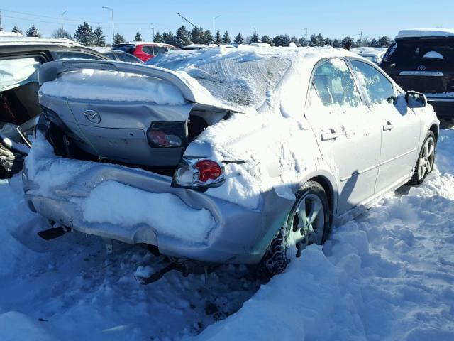 1YVHP80C465M19448 - 2006 MAZDA 6 I SILVER photo 4