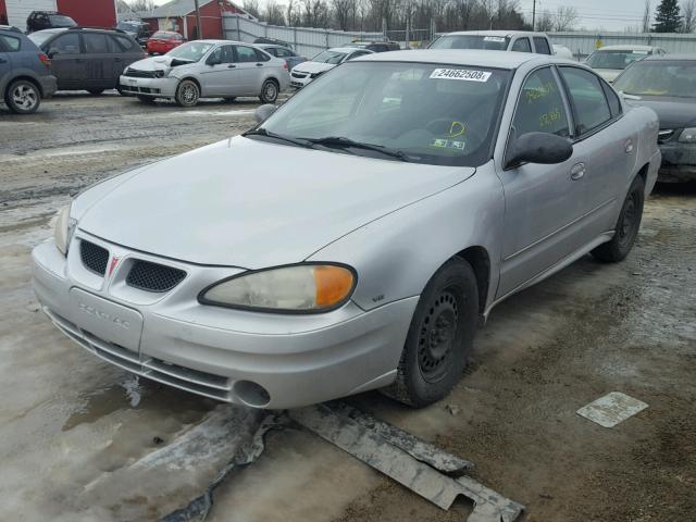 1G2NE52E05M224516 - 2005 PONTIAC GRAND AM S SILVER photo 2