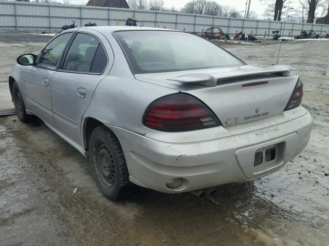 1G2NE52E05M224516 - 2005 PONTIAC GRAND AM S SILVER photo 3