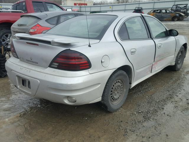 1G2NE52E05M224516 - 2005 PONTIAC GRAND AM S SILVER photo 4