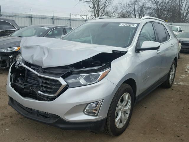 2GNAXTEX4J6157926 - 2018 CHEVROLET EQUINOX LT SILVER photo 2