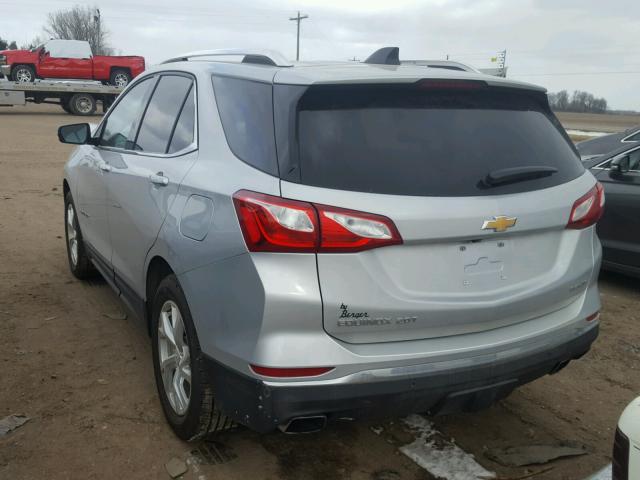 2GNAXTEX4J6157926 - 2018 CHEVROLET EQUINOX LT SILVER photo 3