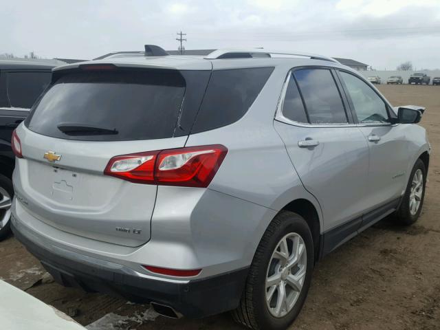 2GNAXTEX4J6157926 - 2018 CHEVROLET EQUINOX LT SILVER photo 4