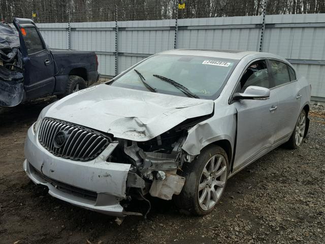 1G4GJ5E31DF283390 - 2013 BUICK LACROSSE T SILVER photo 2