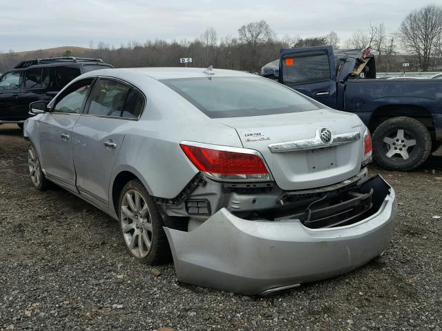 1G4GJ5E31DF283390 - 2013 BUICK LACROSSE T SILVER photo 3