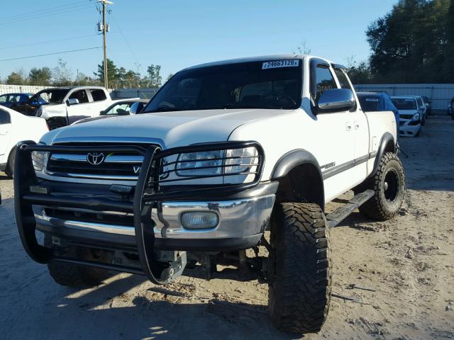 5TBBT4417YS110491 - 2000 TOYOTA TUNDRA ACC WHITE photo 2