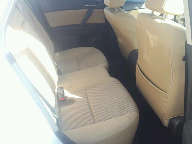 JM1BL1L86C1636623 - 2012 MAZDA 3 I WHITE photo 6