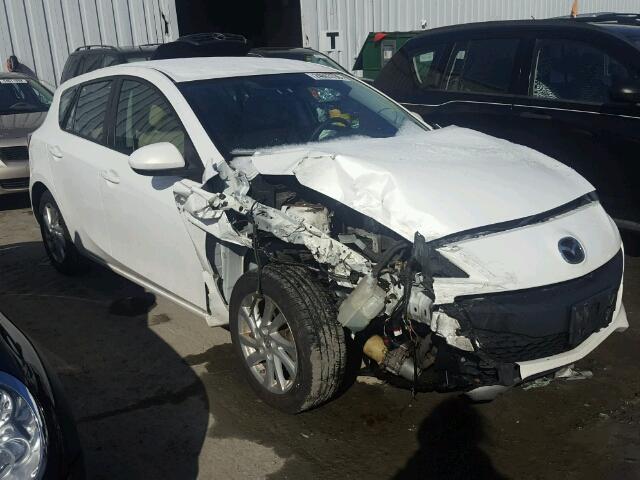 JM1BL1L86C1636623 - 2012 MAZDA 3 I WHITE photo 9