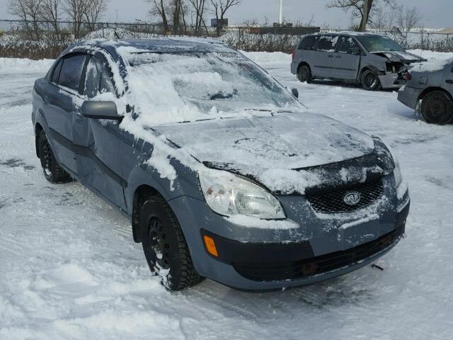 KNADE223696536450 - 2009 KIA RIO BASE GRAY photo 1