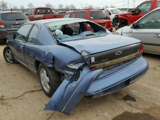 2G1WW12M6W9252955 - 1998 CHEVROLET MONTE CARL BLUE photo 3