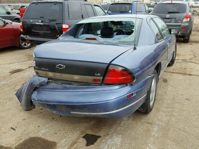 2G1WW12M6W9252955 - 1998 CHEVROLET MONTE CARL BLUE photo 4