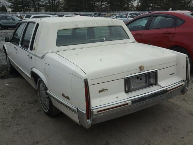 1G6CD53B4M4326932 - 1991 CADILLAC DEVILLE WHITE photo 3