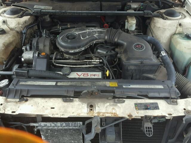 1G6CD53B4M4326932 - 1991 CADILLAC DEVILLE WHITE photo 7