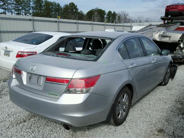 1HGCP2F66CA080999 - 2012 HONDA ACCORD SE SILVER photo 4