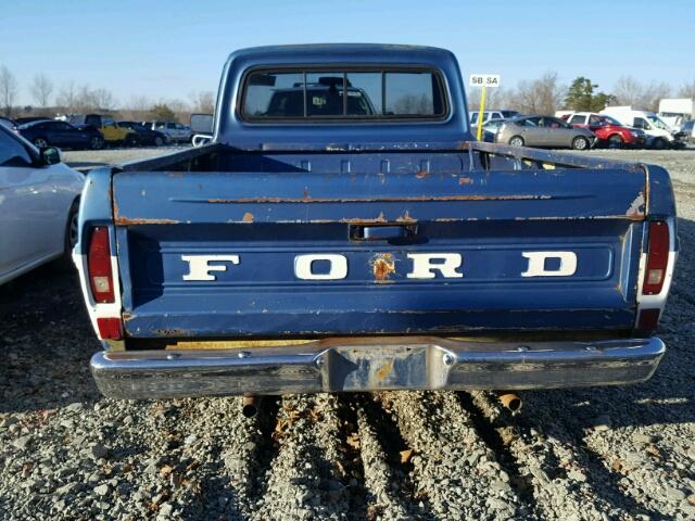 F10GLG81543 - 1970 FORD F-100 BLUE photo 10